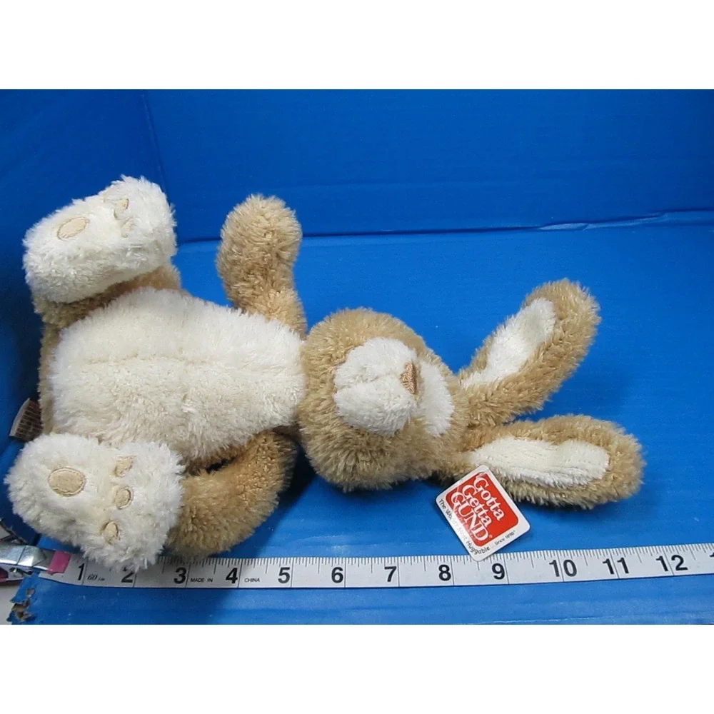 Gund Tan White Just A Bunny Jr 10